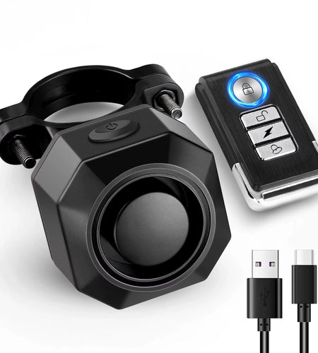 Ultimate Bike Guard™ – Wireless Vibration Alarm with Remote & USB Charging