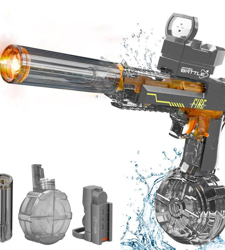 Aquablaze™ Electric Water Blaster – LED Power Squirt Gun for Epic Summer Battles