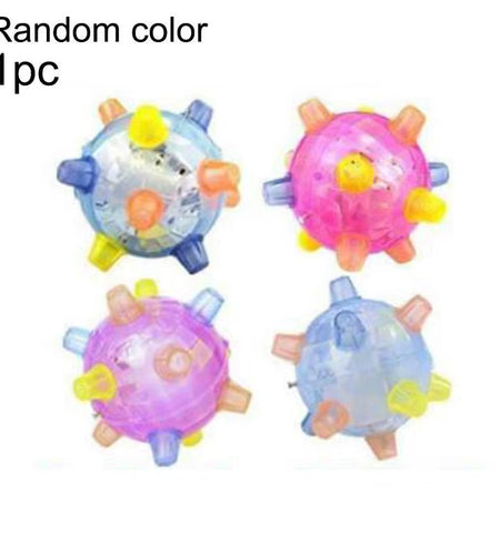 Pawactive Jumping Activation Ball – Flashing Light & Sound Interactive Toy for Dogs